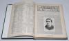 ‘Cricket: A Weekly Record of the Game’. Volume V nos. 110-139 (28th January to 30th December 1885). Bound in later green cloth with gilt title to spine. Illustrated. Complete with title and contents pages bound in to front, also two of the three score she - 2