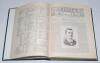 ‘Cricket: A Weekly Record of the Game’. Volumes VI nos. 140-169 (27th January to 29th December 1887), and VII nos. 170-199 (26th January to 27th December 1888). Illustrated. Vol. VI bound in earlier green cloth, gilt title to spine, red speckled page edge - 4