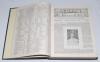 ‘Cricket: A Weekly Record of the Game’. Volume XI nos. 290-319 (28th January to 29th December 1892). Bound in earlier green cloth with gilt title to spine, red speckled page edges. Illustrated. Complete with title and contents pages bound in to front, als - 2
