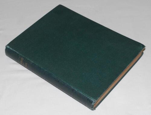 &lsquo;Cricket: A Weekly Record of the Game&rsquo;. Volume XIV nos. 380-409 (31st January to 26th December 1895). Bound in earlier green cloth, gilt title to spine, red speckled page edges. Illustrated. Complete with title and contents pages bound in to front, the sc
