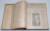 ‘Cricket: A Weekly Record of the Game’. Volumes XVII nos. 470-499 (27th January to 22nd December 1898) and XVIII nos. 500-529 (26th January to 21st December 1899). Illustrated. Vol. XVII bound in earlier dark blue cloth, gilt title to spine, red speckled - 3