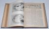 ‘Cricket: A Weekly Record of the Game’. Volumes XVII nos. 470-499 (27th January to 22nd December 1898) and XVIII nos. 500-529 (26th January to 21st December 1899). Illustrated. Vol. XVII bound in earlier dark blue cloth, gilt title to spine, red speckled - 7