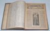 ‘Cricket: A Weekly Record of the Game’. Volume XXI nos. 590-619 (30th January to 18th December 1902). Bound in original publisher’s cloth, gilt title to front and spine, red speckled page edges. Illustrated. Complete with title and contents page bound in - 2