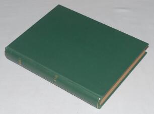 ‘Cricket: A Weekly Record of the Game’. Volume XXIII nos. 650-679 (28th January to 22nd December 1904). Bound in later green cloth, gilt title to spine, some original wrappers retained. Illustrated. Complete with title and contents page bound in to front.