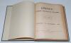 ‘Cricket: A Weekly Record of the Game’. Volumes XXVI nos. 740-769 (31st January to 19th December 1907) and XXVII nos. 770-799 (30th January to 24th December 1908). Illustrated. Both volumes bound in later green cloth, gilt title to spines, complete with t - 7