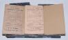 ‘The Cricket Handbook’ 1893-1895. Three original copies of the handbook issued in 1893 (first year of issue), 1894 and 1895 (final year), published by the Cricket Field Offices in the ‘Pastime Series’. Each issue with original paper wrappers (the 1895 app - 2