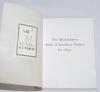 ‘The Allahakbarrie Book of Broadway Cricket for 1899’. Sir James Matthew Barrie, privately printed, 1st edition 1899. Twelve photographic illustrations, original semi transparent wrappers with gilt titles to front. A fine copy of this higly coveted and mo - 3