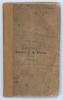 ‘Sketches of the Players’. William Denison. London: Simpkin, Marshall and Co., Rudolph Ackermann, R. Dark [and others], 1846. 76pp plus advertising pages. Padwick 876. Original printed buff front wrapper with printed title to front. Replacement rear wrapp