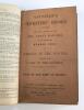 ‘Gauntlet’s Cricketers Record, containing the full scores of all The Great Matches played during the Season 1860; the Averages of the Players together with a List of the Batsman who have obtained 100 runs or more and Rules of the Game of Cricket’. Publish