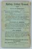 ‘The Australian Cricket Annual’. First Year 1896. A complete Record of Australian Cricket in 1895-6’. Edited by John C. Davis. George Robertson & Co., Sydney 1896. Printed by Edward Lee & Co., Sydney. 192pp, xii. Complete. Original decorative paper wrappe - 2