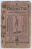 The Australian Cricketers’ Tour through Australia, New Zealand, and Great Britain’ containing a full racy account of the matches, dinners, excursions &c in which they have been engaged. by Argus (P.E. Reynolds) 1878. 8vo. Original front printed purple wra