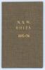 Rules and By-Laws of the New South Wales Cricket Association 1895-96. Small bound booklet with rules and by-laws. 8pp. Good condition