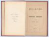 Melbourne Cricket Club. Annual Report for the Season 1888-1889. Mason, Firth & McCutchen, Melbourne 1889. 92pp. Bookplate of Thomas Parkin to inside front board, his name and address in Melbourne handwritten to front end paper and dated 1891. Bound in red