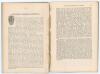 Australian tour to England 1882. ‘”The Sporting Mirror”. A Scarce Cricket Booklet’. Twenty leaves of pages extracted from the Sporting Mirror comprising articles including a preview of the second Australian tour in England, reports on some matches includi - 2