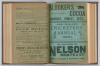 New Zealand Cricketers’ Annual 1895 and 1896. Edited by ‘”Trundler” of Thames’ (William Henry Newton). Abel, Dykes & Co., Auckland 1895 (first year of issue) & 1896 (second year). Two issues bound as one volume in maroon leather, gilt title to spine, red - 2