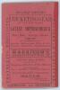 West Indies. ‘The Barbados Cricketers’ Annual for 1899-00. Sixth year of publication’. Edited and compiled by J. Wynfred Gibbons. Printed at the Globe Office, Barbados 1900. Original paper wrappers. Padwick 3677. Small loss and wear to front wrapper, repl - 2