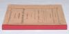 West Indies. ‘The Barbados Cricketers’ Annual for 1900-01. Seventh year of publication’. Edited and compiled by J. Wynfred Gibbons. Printed at the Globe Office, Barbados 1901. Original paper wrappers. Padwick 3677. Small loss and wear to front wrapper, re - 3