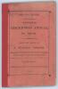 West Indies. ‘The Barbados Cricketers’ Annual for 1907-08. Fourteenth year of publication’. Edited and compiled by J. Wynfred Gibbons. Printed at the Globe Office, Barbados 1908. Original paper wrappers. Padwick 3677. Some water damage to wrappers with st