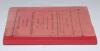 West Indies. ‘The Barbados Cricketers’ Annual for 1907-08. Fourteenth year of publication’. Edited and compiled by J. Wynfred Gibbons. Printed at the Globe Office, Barbados 1908. Original paper wrappers. Padwick 3677. Some water damage to wrappers with st - 4