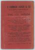 West Indies. ‘The Barbados Cricketers’ Annual for 1911-12. Eighteenth year of publication’. Edited and compiled by J. Wynfred Gibbons. Printed at the Globe Office, Barbados 1912. Original paper wrappers. Padwick 3677. Some fading and minor wear to wrapper - 2