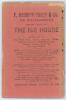 West Indies. ‘The Barbados Cricketers’ Annual for 1913-14. Twentieth [final] year of publication’. Edited and compiled by J. Wynfred Gibbons. Printed at the Globe Office, Barbados 1914. Original paper wrappers. Padwick 3677. Ownsership names in ink to fro - 2