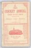 ‘Wellington Cricketers Association Cricket Annual. Seasons 1891-92 & 1892-93’. Edited by F.E. Brittain. Bock & Co., Wellington 1893. 110pp. Original paper wrappers. Padwick 3758. Minor wear and splitting to spine, otherwise in very good condition. Rare.