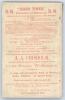 ‘Wellington Cricketers Association Cricket Annual. Seasons 1891-92 & 1892-93’. Edited by F.E. Brittain. Bock & Co., Wellington 1893. 110pp. Original paper wrappers. Padwick 3758. Minor wear and splitting to spine, otherwise in very good condition. Rare. - 2