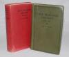 ‘New Zealand Cricket’. Two volumes by T.W. Reese, ‘1841-1914’ Christchurch 1927, and ‘1914-1933’ Auckland 1936. Both bound in original publisher’s cloth, titles to fronts and spines. Some wear and minor soiling to boards, otherwise in good condition.