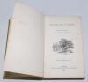 ‘The Rural Life of England’ Volume II. William Howitt. London 1838. Original green cloth with tooled floral design to front and ornate gilt title to spine. pp 273-276 comprise an account of a match played in September 1835 between the Sussex and Nottingha - 2