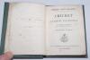 ‘Cricket. Its Theory and Practice by Captain Crawley’. G.F. Pardon. Chambers’s Useful Hand-Books, London, first edition 1865. Original red decorative wrappers with engraving of a cricket scene to front. Tipped in to modern green cloth. Ownership name in i - 2