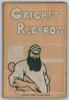 ‘Cricket Records with a Commentary’. A.C. Coxhead. London 1899. 91pp. Bound in original pictorial cloth with illustration of W.G. Grace to front. This was F.S. Ashley-Cooper’s personal copy with his signature in ink to front endpaper, dated 3rd July 1899,