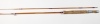 A Farlow (P&M) "Parabolic Special" 2 piece cane trout fly rod, 9', #6, crimson silk wraps, alloy screw grip reel fitting, suction joint, in bag