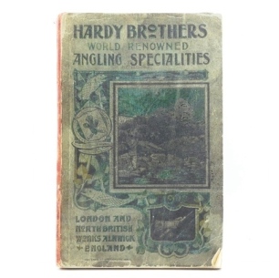 A rare Hardy Angler's Guide, 1902 "K" ed., green pict. soft cover, b/w text illust., red clo. spine, some darkening to front cover