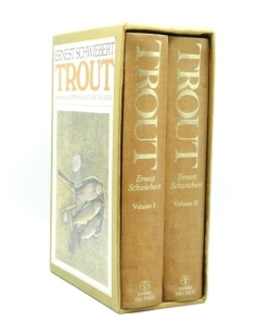 Schwiebert E.: Trout, 1979 1st ed., 2 vols. col. and b/w illust. plts. and text illust., brown clo., in slip case