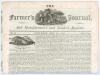 Hampshire C.C.C. ‘The Farmer’s Journal and Manfacturer’s and Trader’s Register 1807’. Early, original and interesting eight page newspaper for Saturday May 30th 1807. With five line paragraph on page 46. ‘Cricket. The Grand Match in Lord’s Ground, on Mond