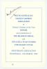 Don Bradman. South Australian Cricket Umpires’ Association. ‘District Cricketer of the Year Dinner and presentation of The Bradman Medal and Coca-Cola Team Awards for Season 1979-80’. Official folding programme/ menu for the Dinner held at The Sportsmans 