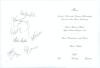 Australia. Signed menus 1982 and 1985. Official folding menu for the ‘Dinner in honour of Members of the England Cricket Team’ held at the Melbourne Hilton Hotel, 4th December 1982. Signed in ink to the front by Ian Johnson and Dav Whatmore, and to the in - 2