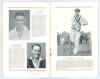 Australia 1938. Official ‘Australian Cricket Tour 1938. 19th Visit to England’ souvenir brochure for the tour. Edited by A.W. Simpson. The brochure lists the members of the touring party, list of fixtures and biographies with pen picture of each of the m - 3