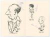 Australian tour to England 1953. ‘Caricatures of the Australian XI. English Tour 1953’. Arthur Mailey. Sydney 1953. Original decorative wrappers. Twelve page tour souvenir with eleven pages of caricatures of all eighteen members of the Australian touring - 2