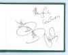 International Test cricketers 1930s-1990s. Modern green Leicestershire C.C.C. leatherette autograph book comprising approx. one hundred and seventy signatures very nicely signed throughout in ink by former and current international Test cricketers, appare - 4