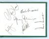 International Test cricketers 1930s-1990s. Modern green Leicestershire C.C.C. leatherette autograph book comprising approx. one hundred and seventy signatures very nicely signed throughout in ink by former and current international Test cricketers, appare - 5