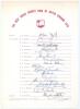 West Indies tour to England 1976. Official autograph sheet fully signed in ink by all nineteen members of the touring party. Players’ signatures are Lloyd (Captain), Murray, Daniel, Findlay, Fredericks, Gomes, Greenidge, Holder, Holding, Julien, Jumadeen,