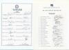 Sri Lanka tours to England 1991 & 1998. Two official autograph sheets, each with printed title and players&rsquo; names, both fully signed in ink by all eighteen and twenty one listed members of the Sri Lanka touring parties respectively. Players&rsquo; signatures ar
