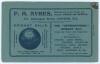 &lsquo;The Excelsior Pictorial Post Card Co. Portraits of the Australian Team 1905&rsquo;. Published by A.C. (Albert Craig) Cricket Rhymester. Blue card booklet with printed titles containing four postcards, featuring thirteen of the Australian players, three (one fo - 3