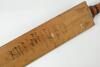South African tour of England 1935. John Wisden &lsquo;Union Driver&rsquo; cricket bat signed to face by eleven of the South African tourists. Signatures include Wade (Cpt), Cameron, Mitchell, Nourse, Bell, Williams, Balaskas, Tomlinson etc. Some slight spidering to 