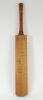 South African tour of England 1935. John Wisden &lsquo;Union Driver&rsquo; cricket bat signed to face by eleven of the South African tourists. Signatures include Wade (Cpt), Cameron, Mitchell, Nourse, Bell, Williams, Balaskas, Tomlinson etc. Some slight spidering to - 2