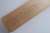 England v Australia 1975. Stuart Surridge &lsquo;Ken Barrington Autograph&rsquo; cricket bat signed to the face by sixteen of the Australian and eleven members of the England teams. Signatures include I. Chappell, G. Chappell, Mallett, Laird, Gilmour, Pascoe, Marsh, - 2