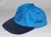 Graeme Hick, Worcestershire & England. England one day International baseball style cap in sky blue with navy blue peak. Sponsor/ maker’s emblem to side, with embroidered three lions and crown emblem of England to front. The cap match worn and signed by H - 2