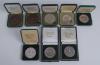 Alec Victor Bedser. Surrey & England 1939-1960. A collection of eight Cornhill Insurance Test Series medals presented to Bedser as England’s Chairman of Selectors and national team selector. The medals, all in their original presentation boxes are for the