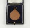 M.C.C. Centenary 1814-1914. Original medal presented to A. Kitchener to mark 100 years of Lord’s Cricket Ground. The bronze metal medal with ‘M.C.C. 1814-1914, with cricket bat and stump decoration’ and below in scroll ‘A. Kitchener’ (unknown) and to vers